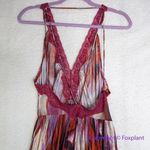 Free People New! Free People Siren Maxi Dress/Top Lace Trim Straps Slit, size XS Photo 11