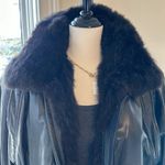 Andrew Marc Vintage Marc by Leather Jacket, lined w/genuine removable mink vest Photo 2