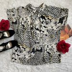 Nicola Antoni VTG 80s Nicola  animal print top Photo 10