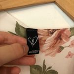 Windsor Cream Ivory Pink Floral Sheer Short Sleeve Oversized Kimono Cardigan Top Photo 7