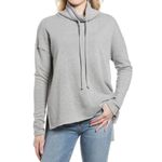 Treasure & Bond Grey Heather Cowl Tie Neck Relaxed Fit Sweatshirt Sz M Photo 13