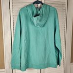 Disney Parks Sea Foam Green Embroidered Mickey Mouse Full Zip Hoodie Jacket 3X Photo 1