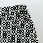 Etcetera Ladies Black & White Skirt Size Small Stretch Geometric Short Casual Photo 2