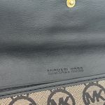 Michael Kors Black and Tan Logo Wallet Photo 2