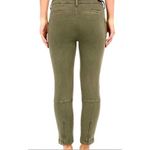 Liverpool Kylie Cropped Cargo Mid Rise Zipper Lower Leg Skinny Jeans Size 2 26 Green Photo 2