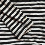 Michael Michael Kors black and white striped quarter zip top size 1X Photo 1