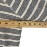 Blue 84 Women's Size Small Nautical Blue Striped Hooded Pull Over Sweater Photo 5