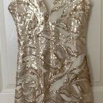 As You Wish Gold Sequin Dress Photo 0