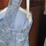 Azazie  Nessie bridesmaid dress dusty blue A10 Photo 15