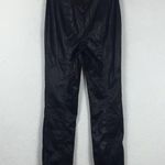 Jason Wu Black Vegan Leather Split Hem Trouser Pants Small Photo 14