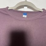 Old Navy Purple Plush Long-Sleeve Crew-Neck T-Shirt for Women Photo 2