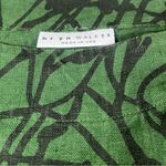 Bryn Walker Lagenlook Abstract Print Oversized Linen Blouse Top Photo 7