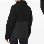 Lululemon  Show me the Sherpa Black Moto quilted panels jacket size 4 Photo 13