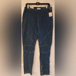 Free People Bella Moto Skinny Women’s Blue Jeans Size 32 & 24 Photo 2