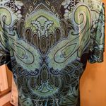 Apt. 9 Apt.‎ 9 Green and Black Midi Dress size 1X Photo 3