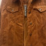 Jason Maxwell  brown‎ corduroy denim jacket fur collar size M NWT Photo 1