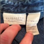 Liz Claiborne Elizabeth by  woman’s denim shirt  size 2X Photo 14