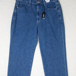 EXPRESS New! cropped high rise wide leg jeans, size 14 Photo 0