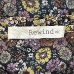 Rewind Sheer Multicolored Drop Waist Long Sleeve Knee Length Dress Photo 6