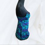 XOXO Blue,Black & Purple night slip-on dress size M Photo 5