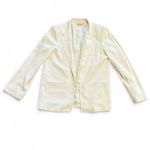 Zadig & Voltaire  Volly Crepe Blazer in Ecru White Large Photo 3