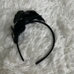 Black Feather Rhinestone Jewel Headband Halloween Dance Costume Photo 3