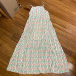 CARAMELA Irene Maxi Dress Summer Tiered Colorful Size Medium Sundress Flowy NWT Photo 3