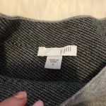 J. Jill Gray Windowpane Plaid Mock Neck Sweater Photo 4