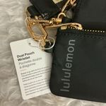 Lululemon  athletica Black Dual Pouch Wristlet Photo 2