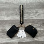 Lululemon  Dual Pouch Wristlet Black and Gold New With Tags Photo 0