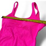 Aerie Women’s Shine Pique Cheekiest One Piece Swimsuit Hot Pink size XL Long NWT Photo 2