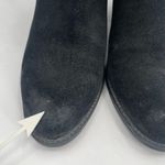 SOFFT Boots Size 8.5 Wilton Black Suede Whip Stitched Heeled Bootie Leather Photo 2