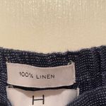 Halston Heritage  Navy Linen Trousers Photo 2