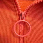 Lou & grey Signaturesoft Coral Pink Zip Up Shirt size Small Photo 2