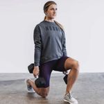 Nobull NWT Women’s Crew Sweatshirt - Small - Charcoal Grey Photo 2