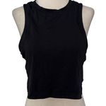 Lululemon Black Open Back Crop Top Women Size 4 | 65-25 Photo 0