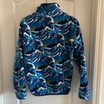 Patagonia Men’s XS / Women’s S Snap-T Hokusai Wave Fitz Roy Synchilla Fleece Photo 1