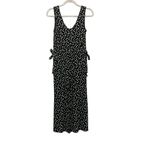 Carolina belle Women's Polka Dot Jumpsuit Size XS Black White Sleeveless Stretch Photo 1