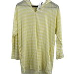 ONIA Yellow Stripe Sophia Hoodie Coverup Size Small New Photo 0