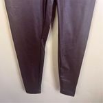Aerie Offline by  Brown Faux Leather High-Rise Women's Leggings Active Size Large Photo 2