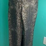 Worthington Metallic Snake Print Lined Pants Photo 0