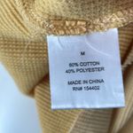 The Vinyl Icon Def Leopard Waffle Knit Top Yellow Size M Photo 3