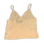 Urban Outfitters  Pale Yellow Crop Top Tank Medium Photo 2