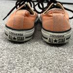 Converse Unisex Size 7 Orange Canvas Chuck Taylor Low Top Sneakers Photo 3