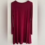 Amazon Set of 2 Long Sleeve A-Line Skater Dresses, Bright Red/Maroon, Size Small Photo 10