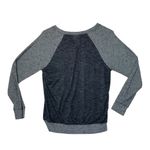 Disney Parks womens medium mickey mouse long sleeve shirt gray black two tone la Photo 9