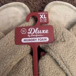 Dearfoams Deluxe Memory Foam Slippers Cozy Crossband Slides Womens XL 11-12 NWT Photo 2