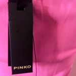 Pinko GAFF ABITO Fuchsia Ruffle Midi Dress IT 38 US 2 Elegant Cocktail Pink Photo 11