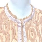 love on a hanger Short Dressy Lace Blazer 3/4 Sleeve Size M Pink Mother of Bride Photo 2