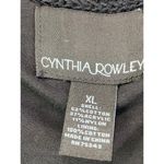 Cynthia Rowley Cable Knit Crochet Sleeveless Cotton Maxi Dress Sz XL Witchy Goth Photo 4